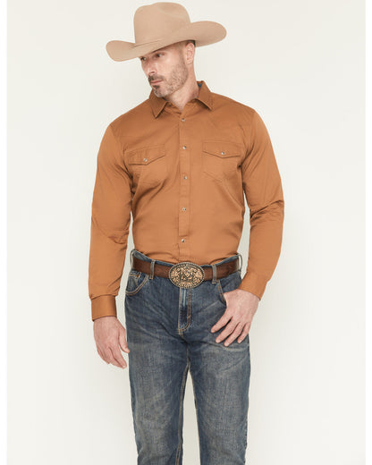 Men's Treadstone Solid Long Sleeve Snap Western Shirt - Tal