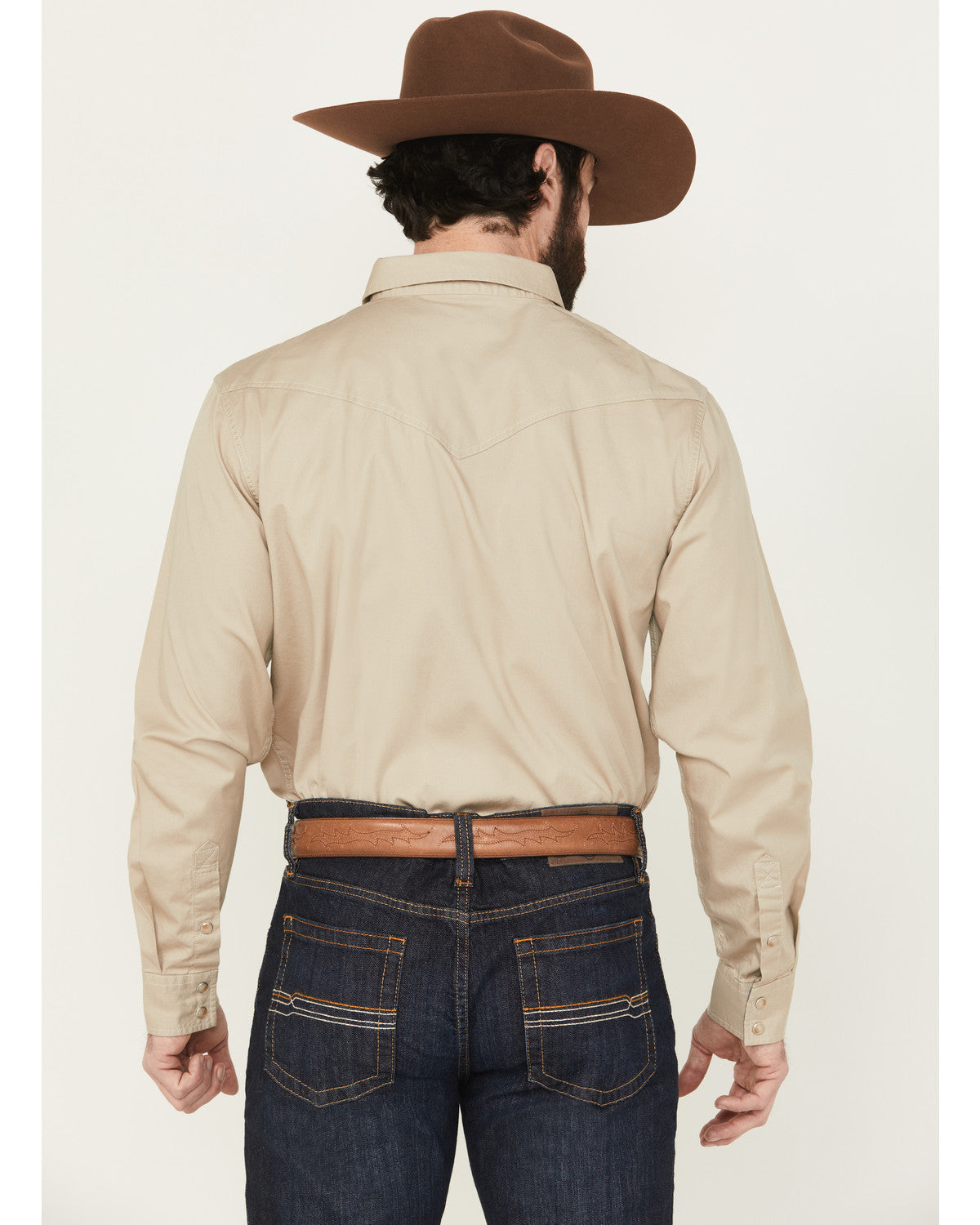 Men's Threadstone Solid Long Sleeve Snap Western Shirt