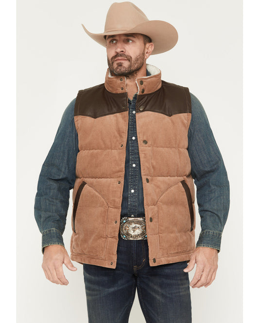 Men's Lonoke Corduroy Puffer Vest - Big