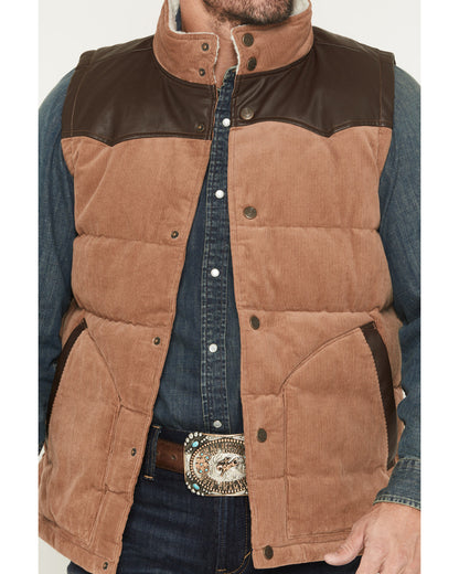 Men's Lonoke Corduroy Puffer Vest - Big