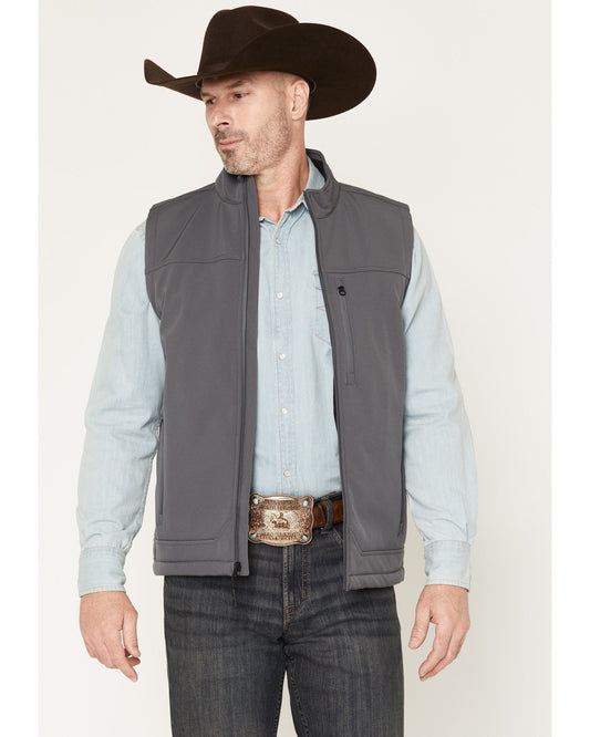 Men's Estacado Solid Concealed Carry Softshell Vest - Tall