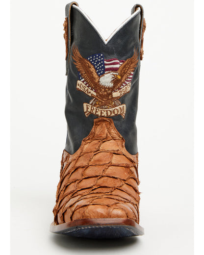 Men's America 250 Freedom Exotic Pirarucu Western Boots - B