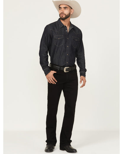 Black 1978® Men's Lawson Wash Dexter Slim Bootcut Stretch D